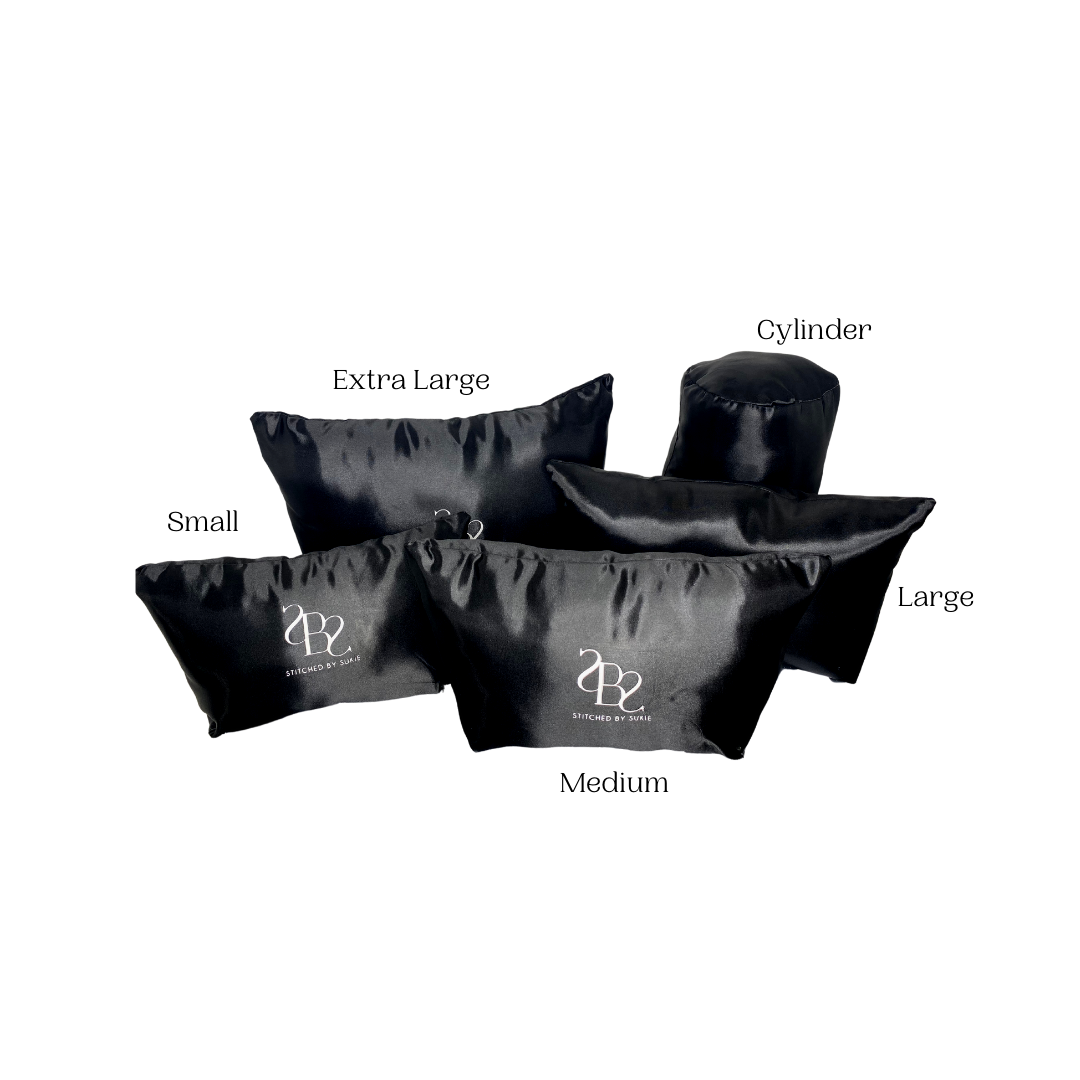 Satin Black Bag Shapers Inserts