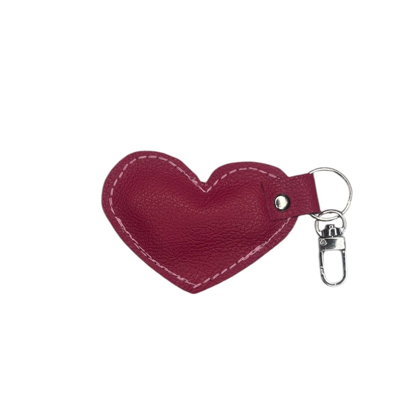 Heart Puff Key Chain